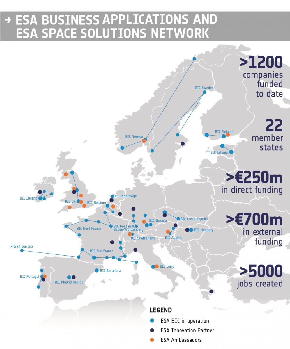 ESA Business Applications and Space Solutions Network