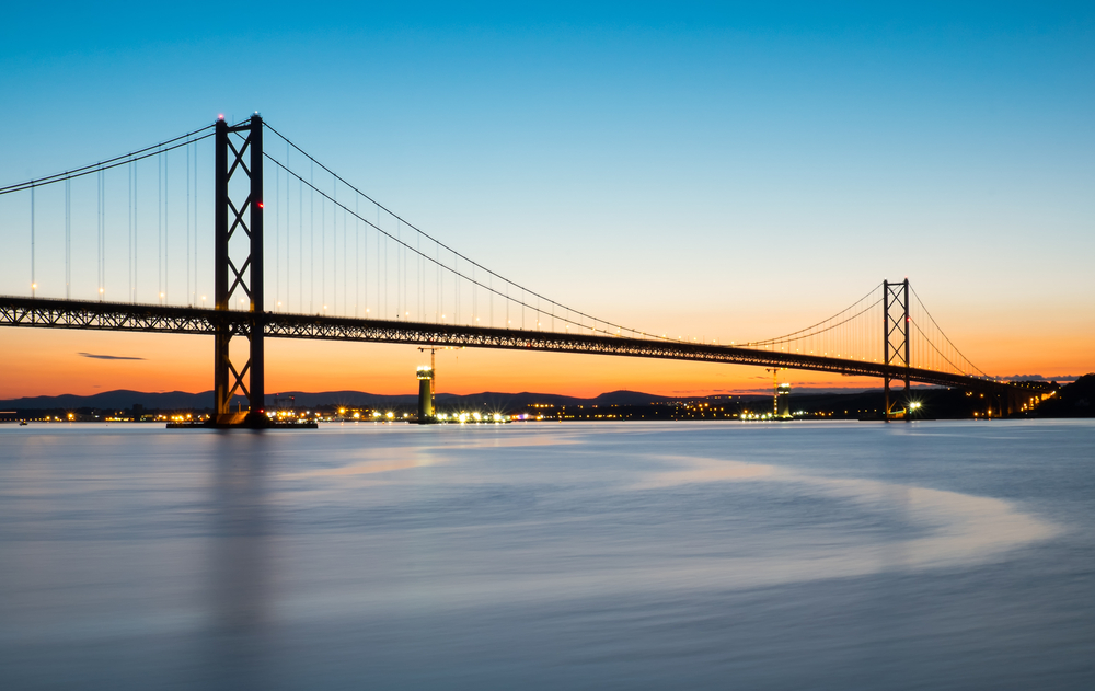 At 2.5km, the Forth Road Bridge in Scotland is one of the longest bridges in Europe: GeoSHM (GNSS and Earth Observation for Structural Health Monitoring) is being used to monitor its movement. 