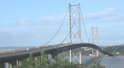 The Forth Road Bridge, Scotland. A testbed for the GeoSHM project.