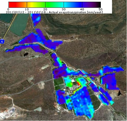 Example of Actual Evapotranspiration