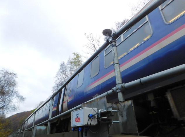 Monitoring movement of the rail track infrastructure at Glen Douglas (Image credit: GNV NSL)