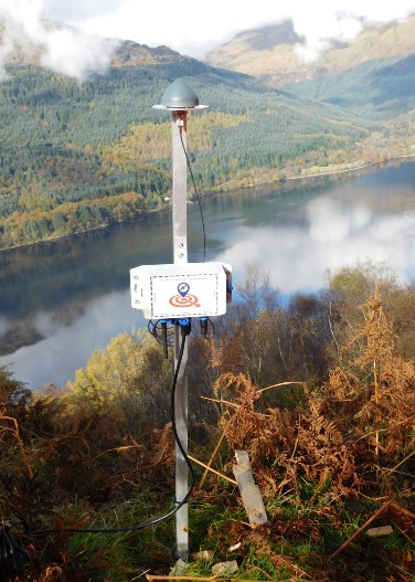 STICK monitoring land movement above Loch Long (Image credit: GNV NSL)