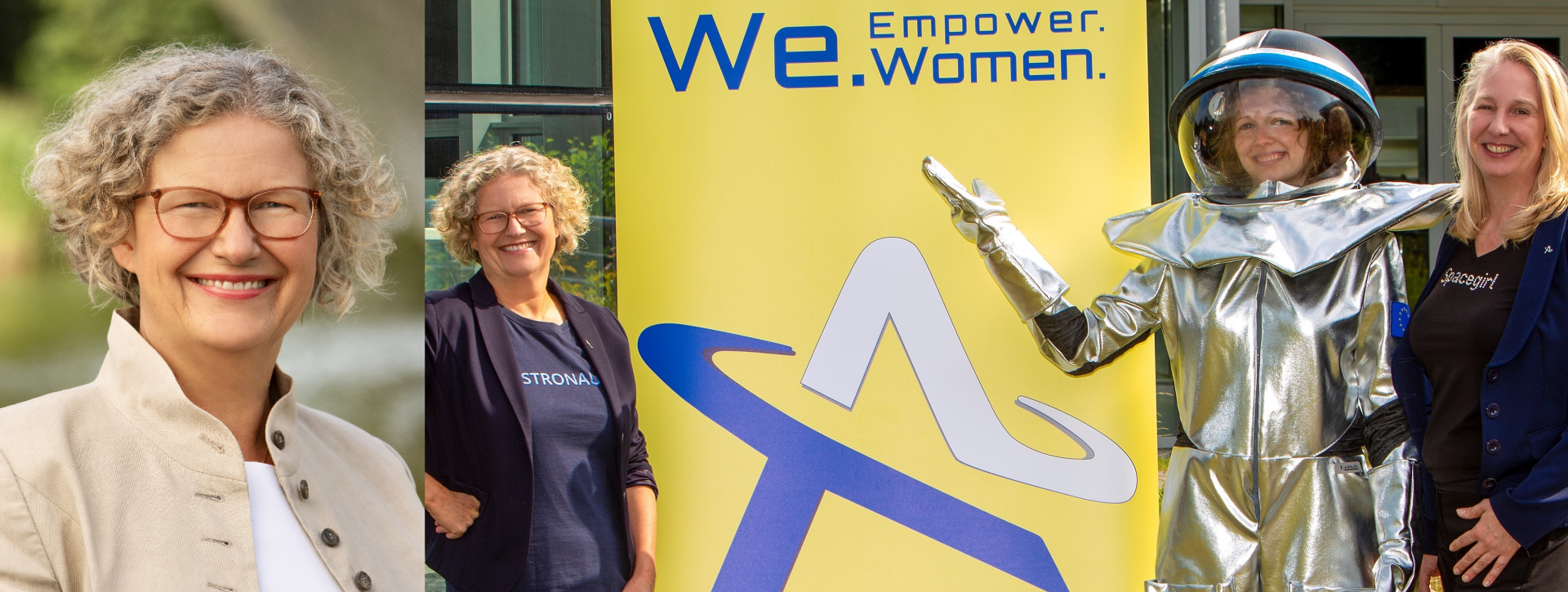 Astronautin is composed entirely of female entrepreneurs: Claudia Kessler, Emma Tepe and Inka Helmke (from left to right).