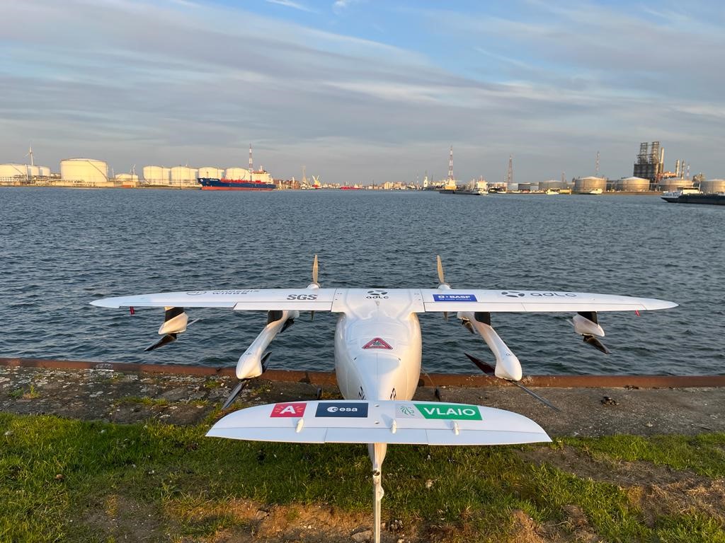 Image credit: ADLC - PW.Orca cargo drone in the Port of Antwerp