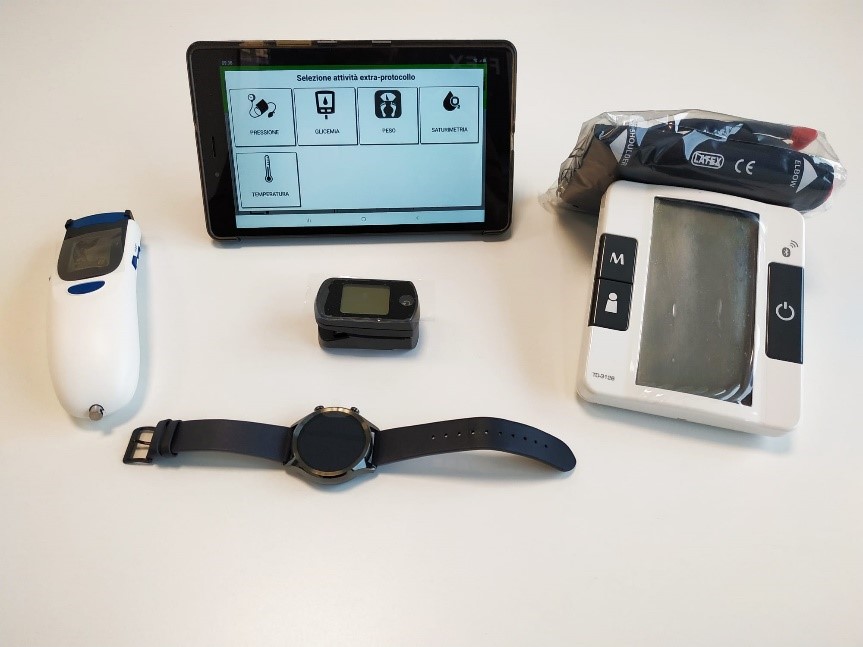 Figure 1 SatNav E@syCare monitoring kit