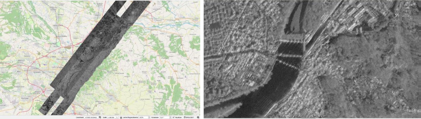 Image credit : DigiSky, project SkyWake: Aerial SAR L-Band survey on city of Turin