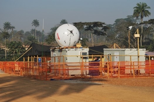 Meet the pop-up bio lab that can be operational in a few hours with its inflatable satellite antenna (Image credit: B-LiFE)