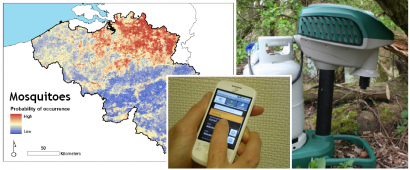 Figure 1: Mapping Mosquitoes in Belgium