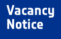 Vacancy Notice