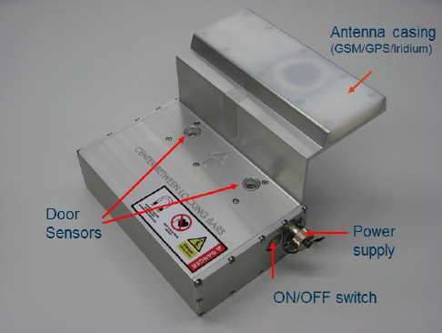 The RTICM container monitoring device