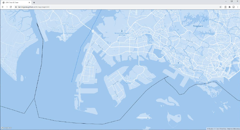 Mock Up: Quote, Book and Track: Vessel rotation within the Port of Singapore