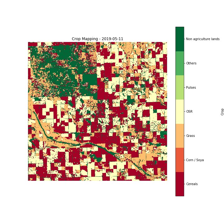 With Hummingbird’s Crop Identification tool, you can determine the planted area of Canola, Cereals, Pulses and Maize / Soybean in-season. (Image credit: Hummingbird Technologies Ltd.)